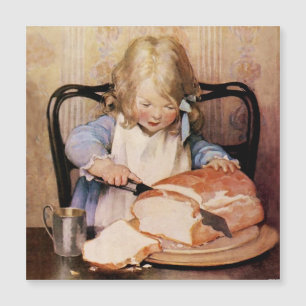 Carte Magnétique Pain frais par Jessie Willcox Smith