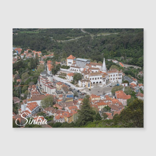 Carte Magnétique Palais de Sintra d'en haut à Sintra, Portugal (Devant)