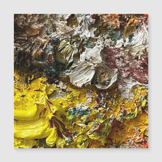 Carte Magnétique Palette de l'artiste #1 (Devant)