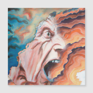 Carte Magnétique Panic Waves peinture à l'huile