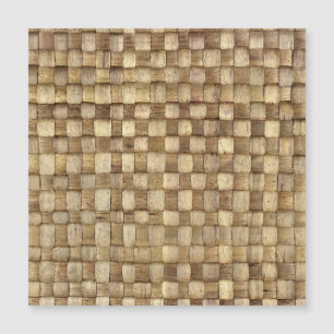 Carte Magnétique Panier d'artisanat Texture sans couture