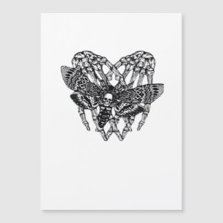 Carte Magnétique Papillon Death's-head Style Classique de Main de S