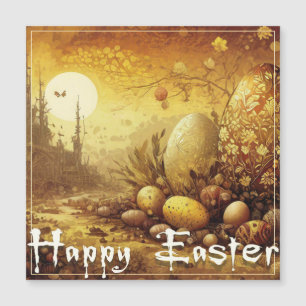 Carte Magnétique Pâques dans un monde apocalyptique