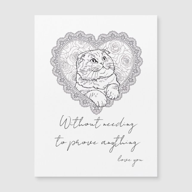 Carte Magnétique Part of the Line Art Ritual Collection (Devant)