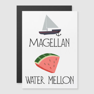 Carte Magnétique Pastèque Magellan