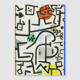 Carte Magnétique Paul Klee Rich Harbour Expressionnisme Abstrait