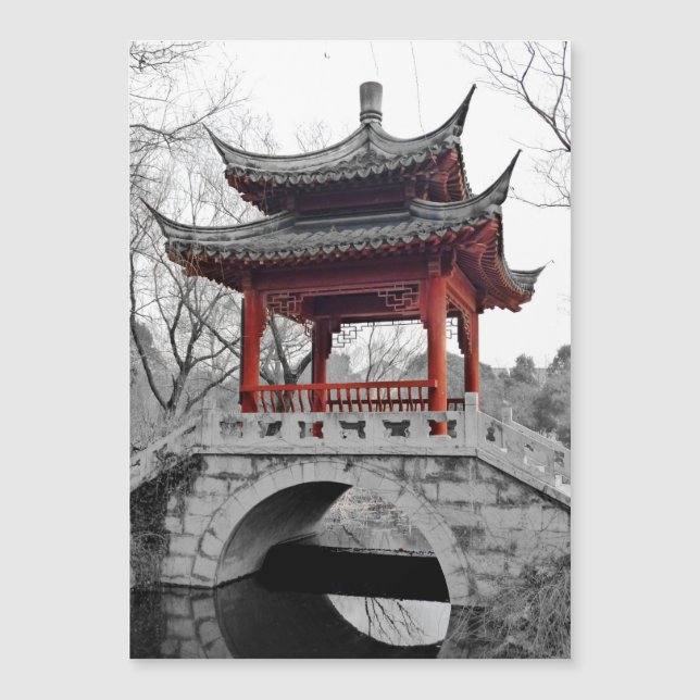 Carte Magnétique Pavillon chinois (Devant)