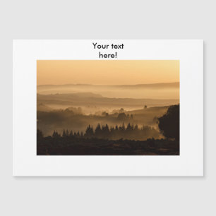 Carte Magnétique Paysage de coucher du soleil