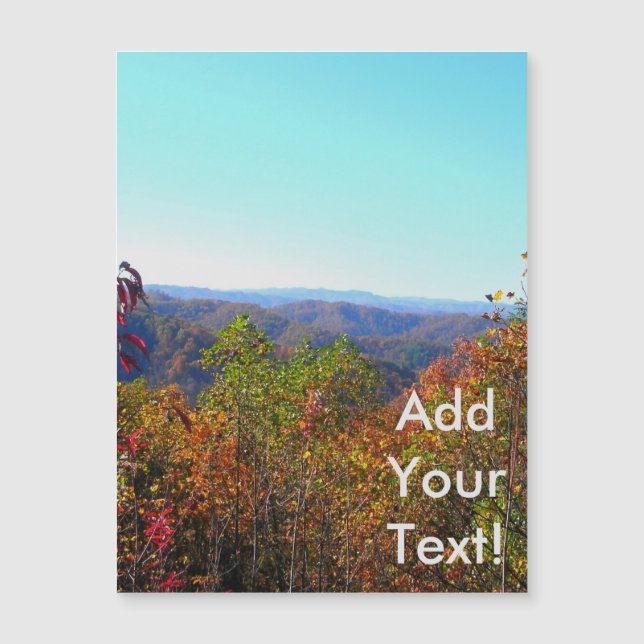 Carte Magnétique Paysage du comté de Raleigh (Devant)