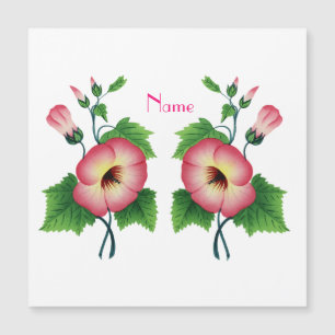 Carte Magnétique Pearly Pink Flowers Thunder_Cove