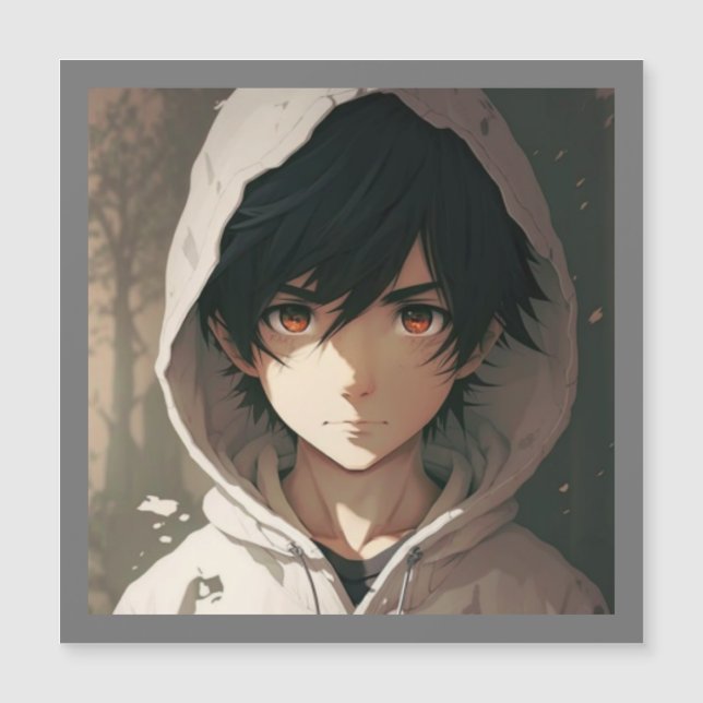 Carte Magnétique peintures murales Anime Boy Posters (Devant)