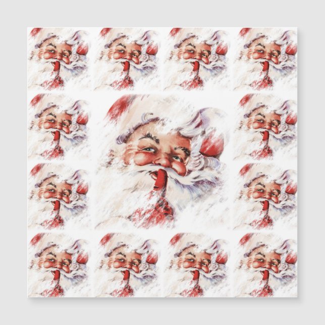 Carte Magnétique Père Noël 024 (Devant)
