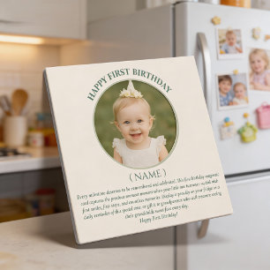 Carte magnétique personnalisée avec photo pour le 