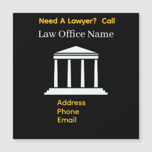 Carte Magnétique Personnaliser la publicité Besoin d'un avocat? Car