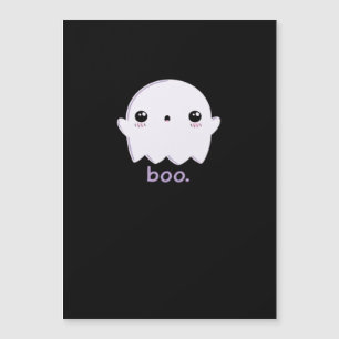 Carte Magnétique Petit Boo Mignon Halloween
