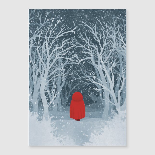 Carte Magnétique Petit Chaperon Rouge (Devant)