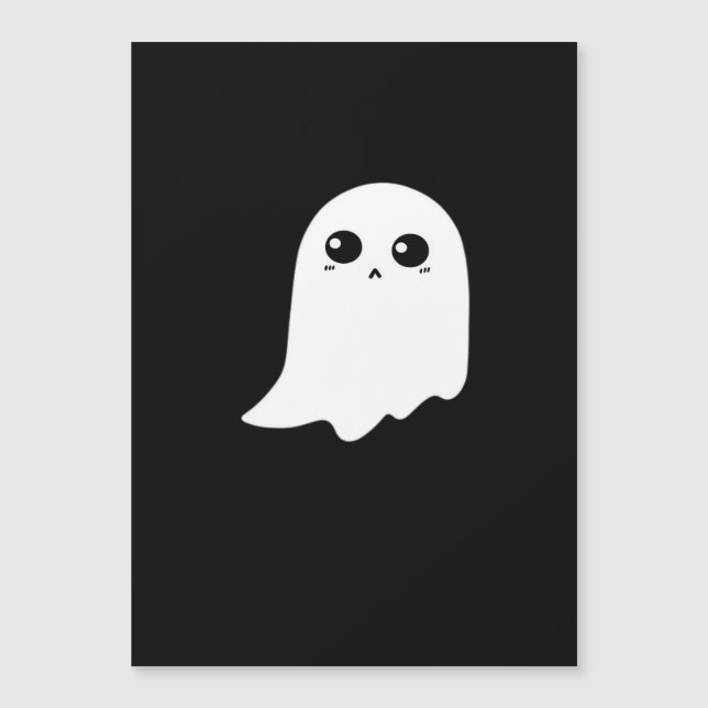 Carte Magnétique Petit design de mème drôle Boo (Devant)