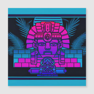 Carte Magnétique Pharaoh Synthwave