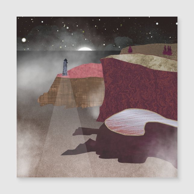 Carte Magnétique Phare de Foggy (Devant)