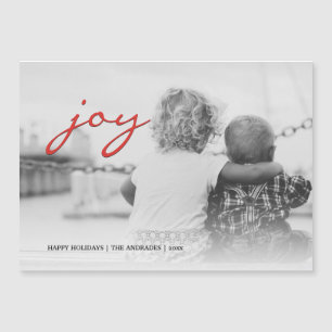 Carte Magnétique Photo Appartement Noël Joie Enfants Photo Fête Per