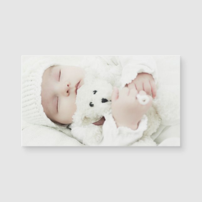 Carte Magnétique Photo personnalisée (Devant)