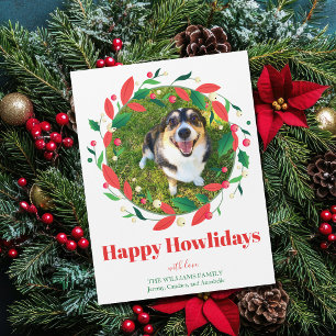 Carte Magnétique Photo personnalisée pour animaux de compagnie Noël