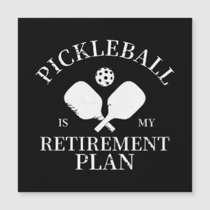 Carte Magnétique pickleball est mon projet de retraite
