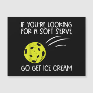 Carte Magnétique Pickleball Soft Sert Obtenir Crème Glace Pickle Ba