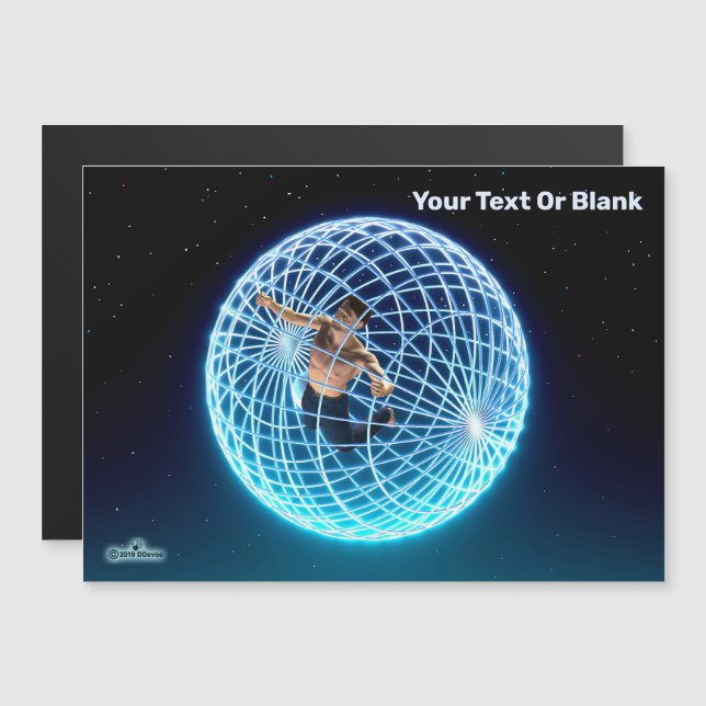 Carte Magnétique Piège léger (Devant / Derrière)