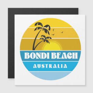 Carte Magnétique Plage Bondi Australie