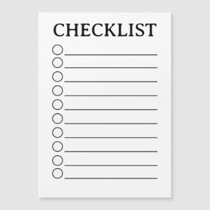 Carte Magnétique Planificateur de routine effaçable à sec pour la m