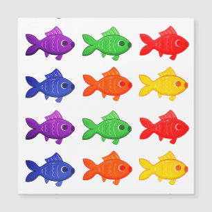 Carte Magnétique Poisson, Sous-marin, Animal