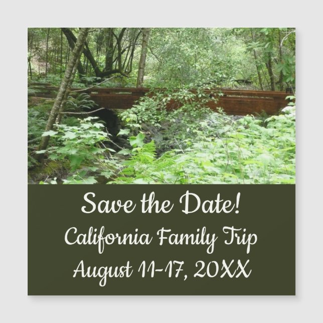 Carte Magnétique Pont Muir Woods I (Devant)