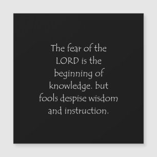 Carte Magnétique Proverbes de citations d'écriture 1 7