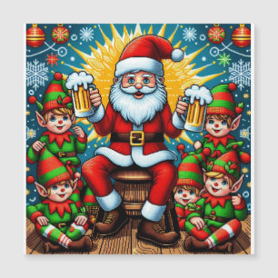 Carte Magnétique Pull de Noël laid