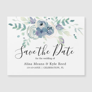 Carte Magnétique Purple verdure Enregistrer l'aimant de date