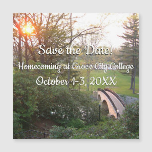Carte Magnétique Rainbow Bridge Sunset à Grove City Enregistrer la 