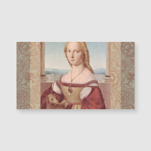 Carte Magnétique Raphael Dame et licorne Classique beaux-arts