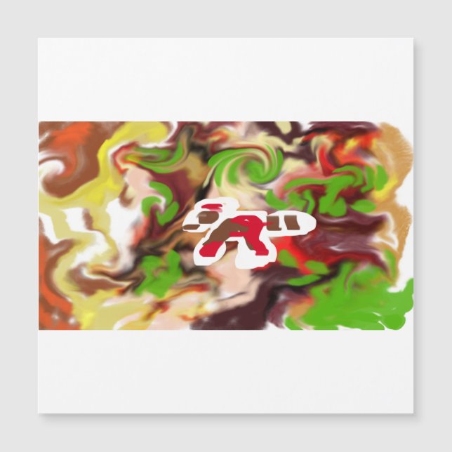 Carte Magnétique Red Panda  are cool  (Devant)