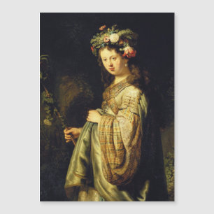 Carte Magnétique Rembrandt - Saskia As Flora