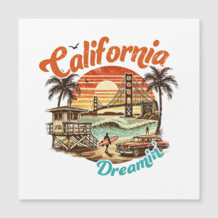 Carte Magnétique Rêverie Californienne – Pont Côtiers, Plage