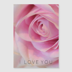 Carte Magnétique Rose rose