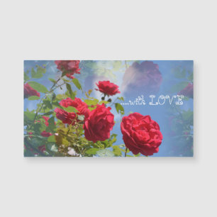 Carte Magnétique Roses rouges pour toi ...