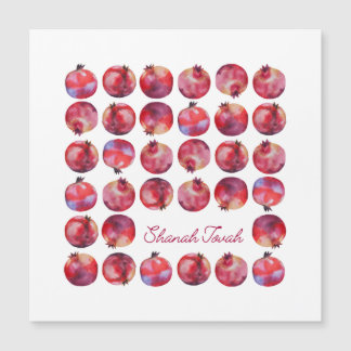 Carte Magnétique Rosh Hashanah Shanah Tovah Souhaite De La grenade