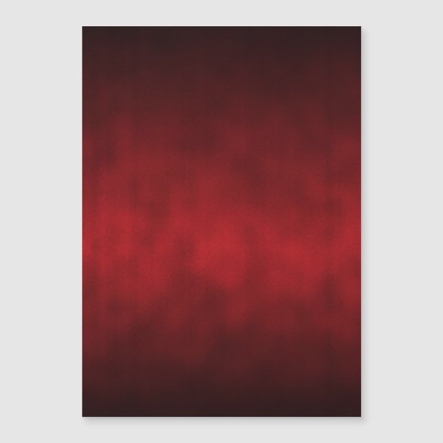 Carte Magnétique Rouge Artsy Gothique Ombre (Devant)