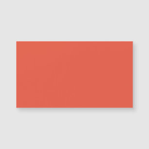 Carte Magnétique Rouge orange #EC553E, cuivre pâle