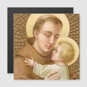 Carte Magnétique Saint Antoine de Padoue et le Christ Enfant (JM 05