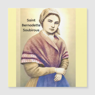 Carte Magnétique Saint Bernadette Soubirous