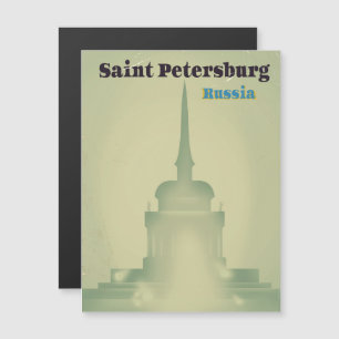 Carte Magnétique Saint-Pétersbourg Russie impression de voyage de s