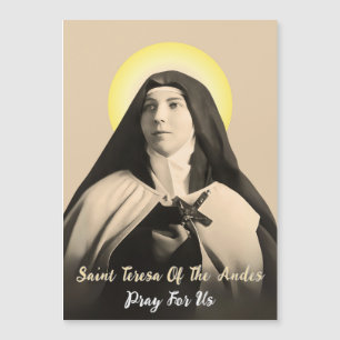 CARTE MAGNÉTIQUE SAINT TERESA DES ANDES